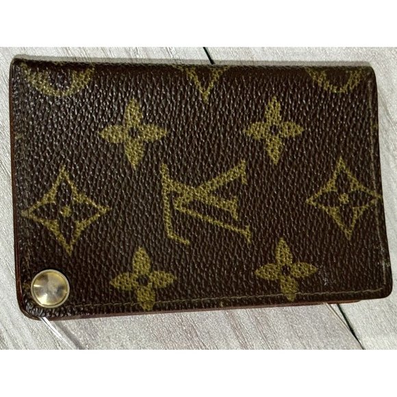Louis Vuitton Vintage Monogram Travel Card Case 1980’s *AUTHENTIC* - Picture 3 of 15